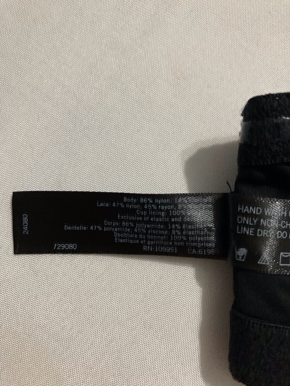 NATORI Pure Luxe Strapless Contour Underwire BLACK 34DD