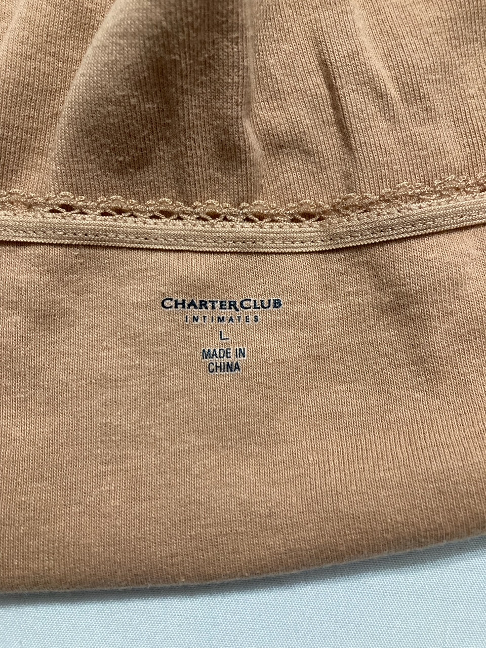 CHARTER CLUB Everyday Cotton Bikini Underwear TAWNY L