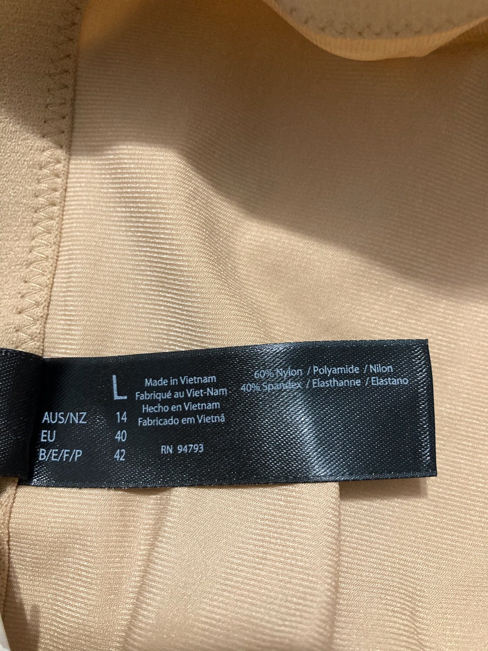 DOMINIQUE Firm Control High Waist Thigh Slimming Shapewear MOCHA L