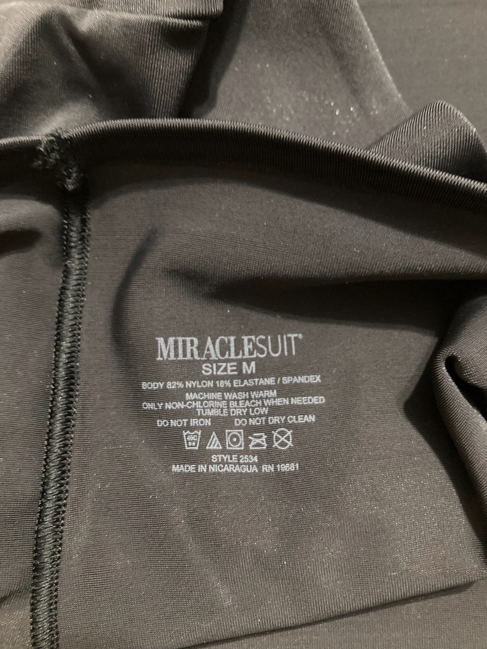 MIRACLESUIT Shapewear Light Shaping Brief Underwear BLACK M