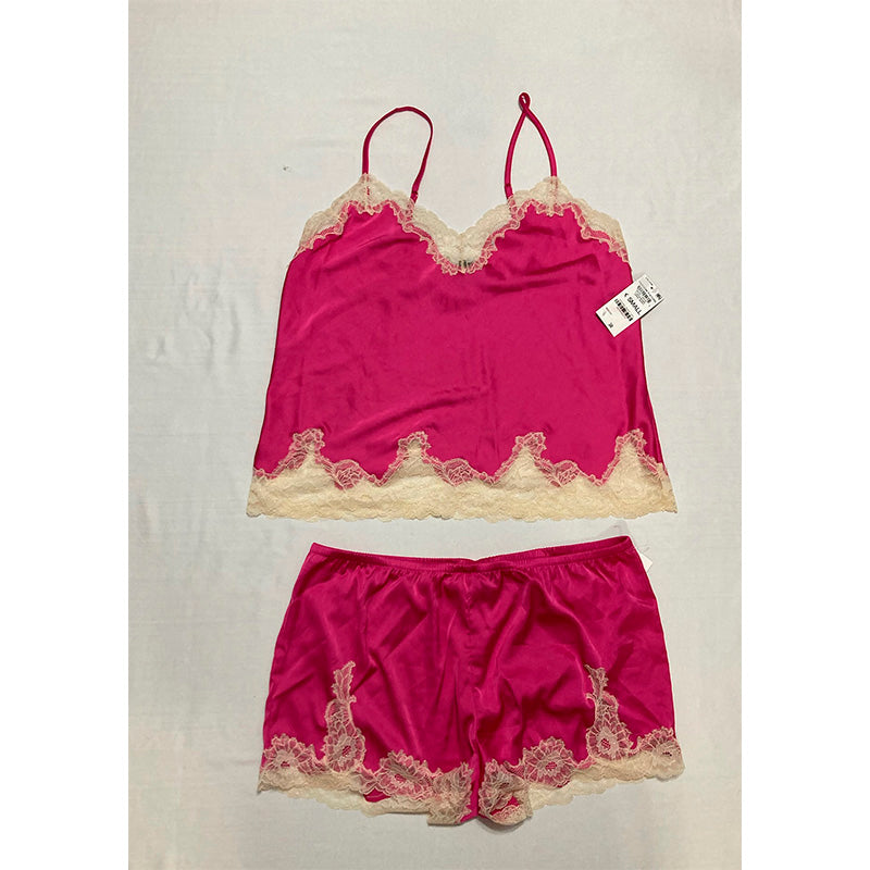 INC Pajama Set Adjustable Straps Pink XS