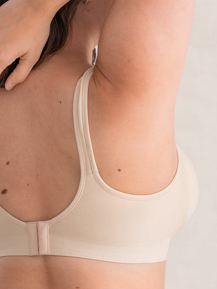 SHAPERMINT Daily Comfort Wireless Shaper Bra BEIGE M