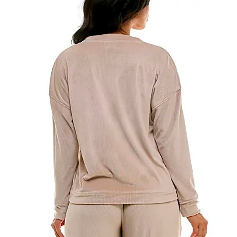 ROUDELAIN Women's Ribbed Velour Pajama Goat S