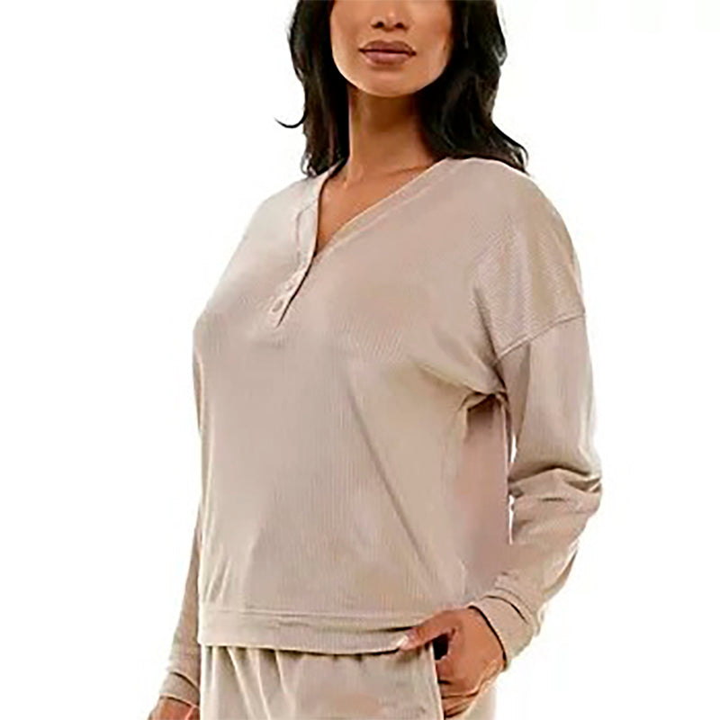 ROUDELAIN Women's Ribbed Velour Pajama Goat S