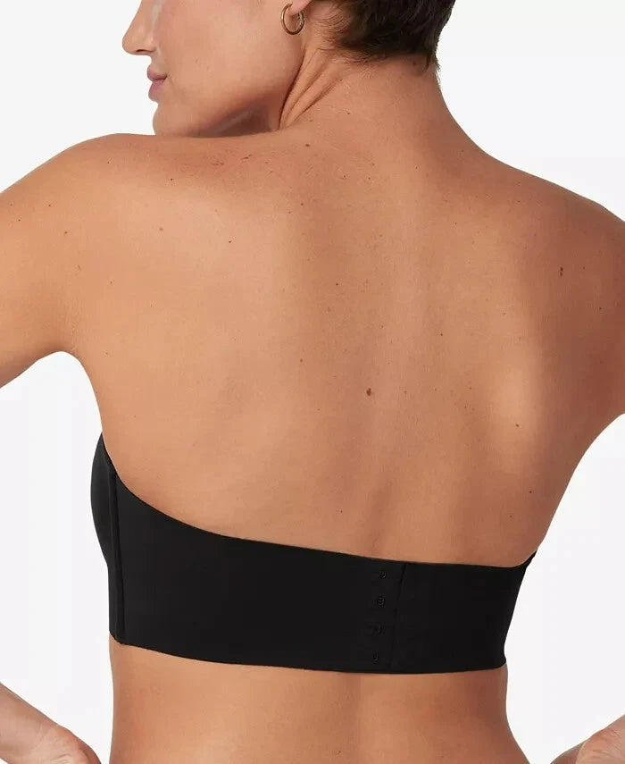 NWD MAIDENFORM Women's Pure Comfort Wireless Strapless Bandeau Bra BLACK L