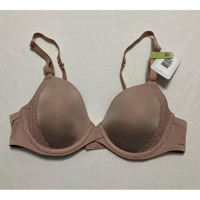 Maidenform Underwire One Fab Fit Demi T-Shirt Convertible Bra, Sandshell, 36B