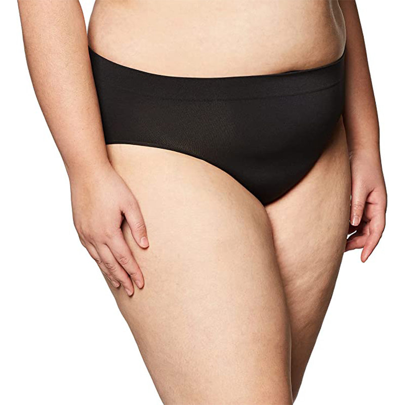 Bali Smoothing Underwear Seamless Brief Panty Black 2XL