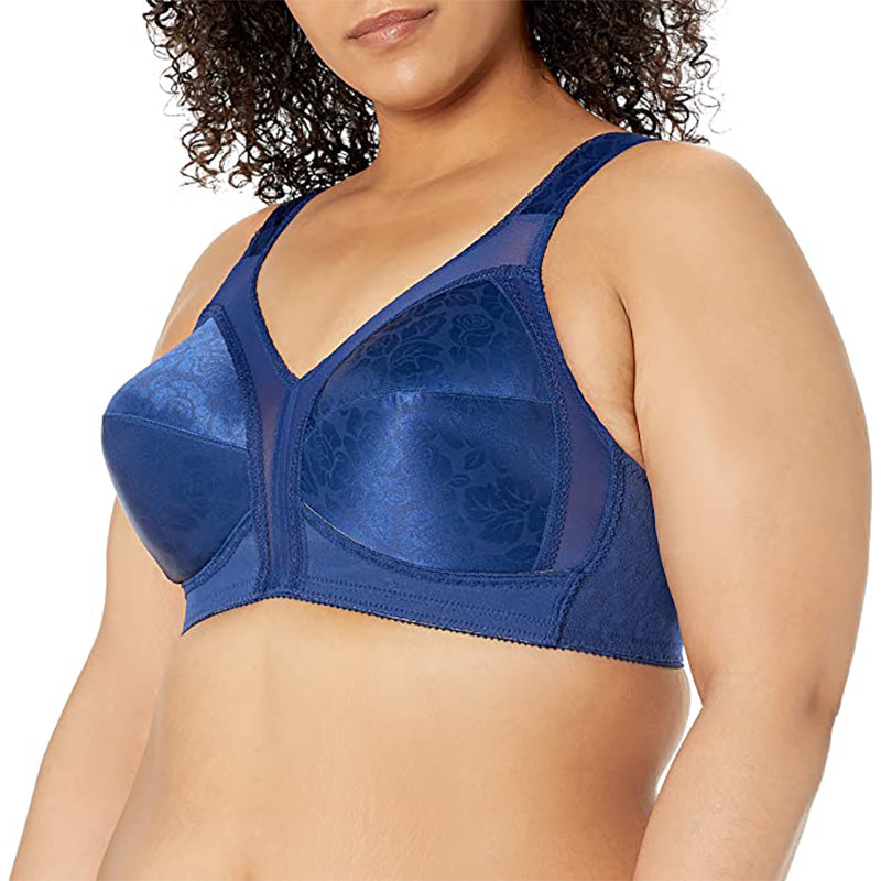 Playtex 18 Hour Ultimate Shoulder Comfort Wireless Bra Blue 42DD