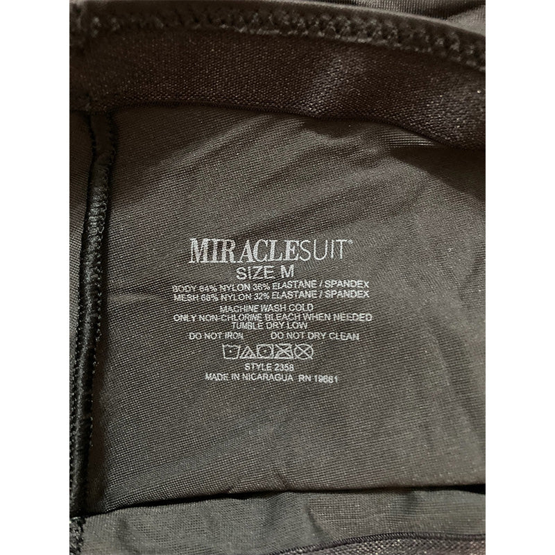 Miraclesuit Fit & Firm High-Waist Bike Pants Black M