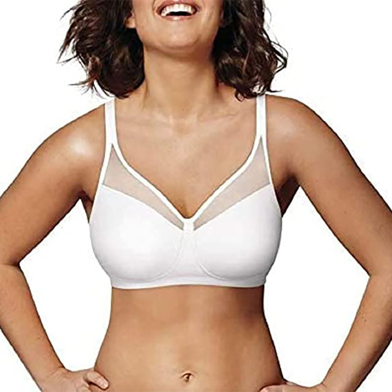 Playtex Hour Smoothing Minimizer Wireless Bra White 42C
