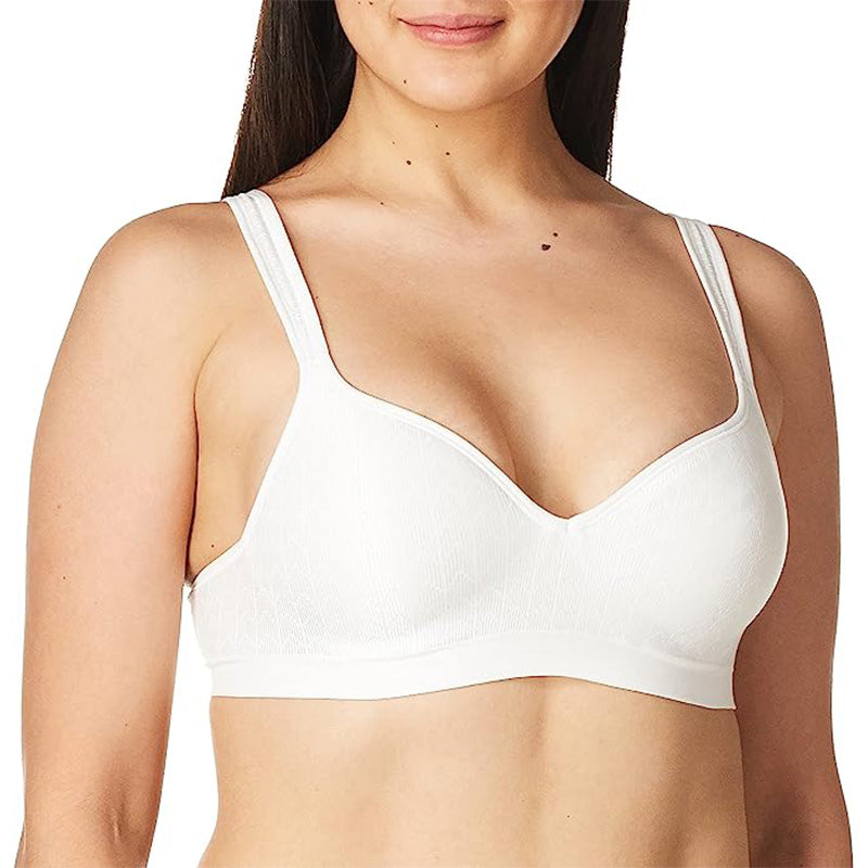 Bali Comfort Revolution Wirefree Full Coverage Bra White Zag 42B