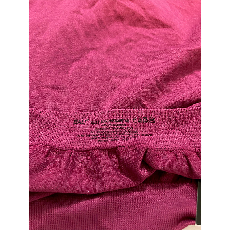 Bali Comfort Revolution Microfiber Seamless Hi Cut Panty Pink 10/11