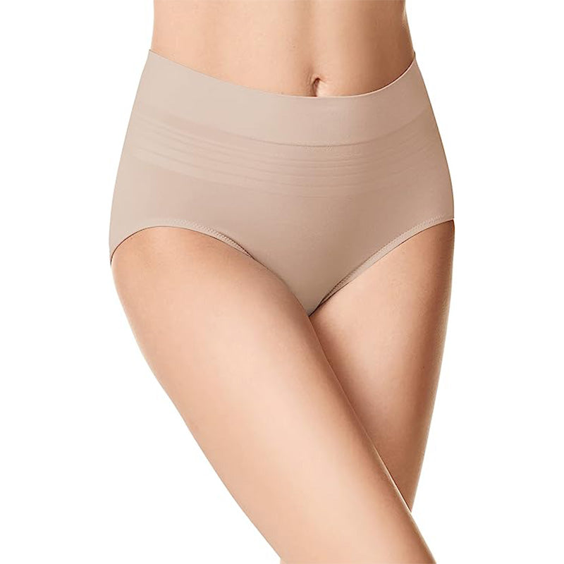 Warner's No Pinching Comfort Waist With Lace Smooth and Seamless Nude L