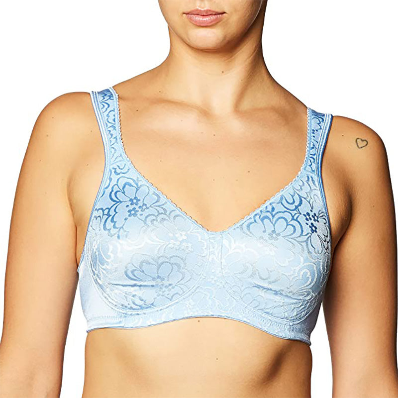 Playtex 18 Hour Ultimate Lift & Support Wireless Bra Blue 36B