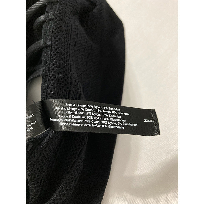 A Pea in the Pod Seamless Full-Coverage Nursing Bra Black M