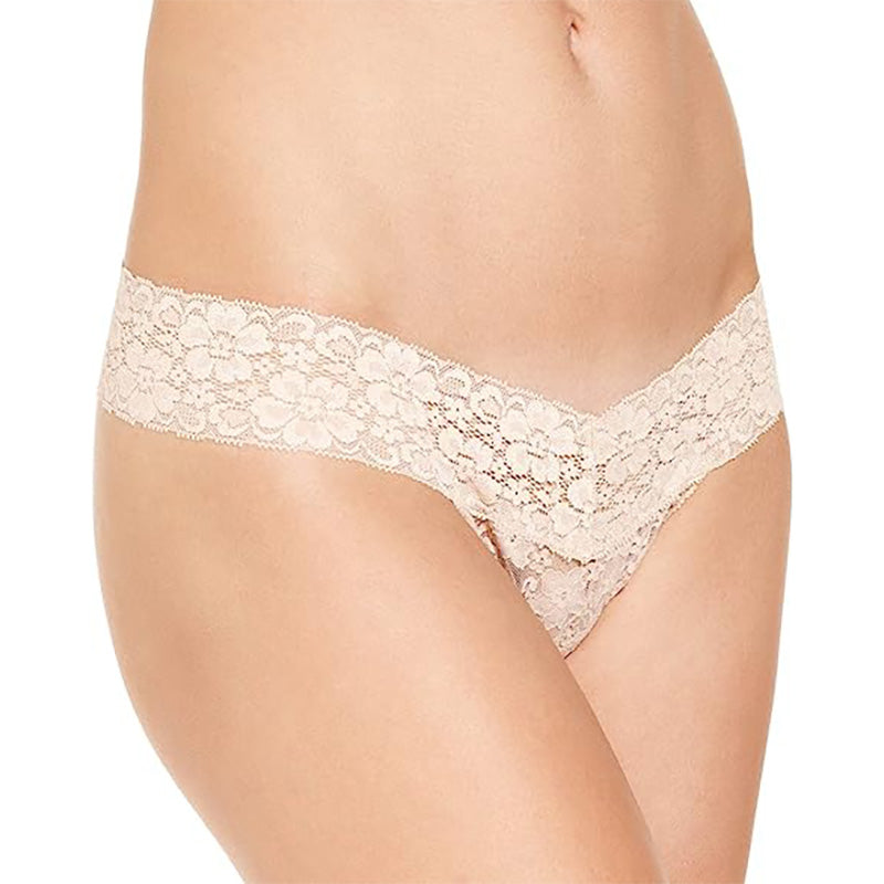 Jenni by Jennifer Moore Womens Lace Thong Chai S