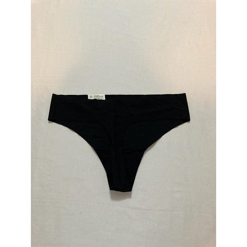 Alfani Women's Laser-Cut Thong Underwear Black L