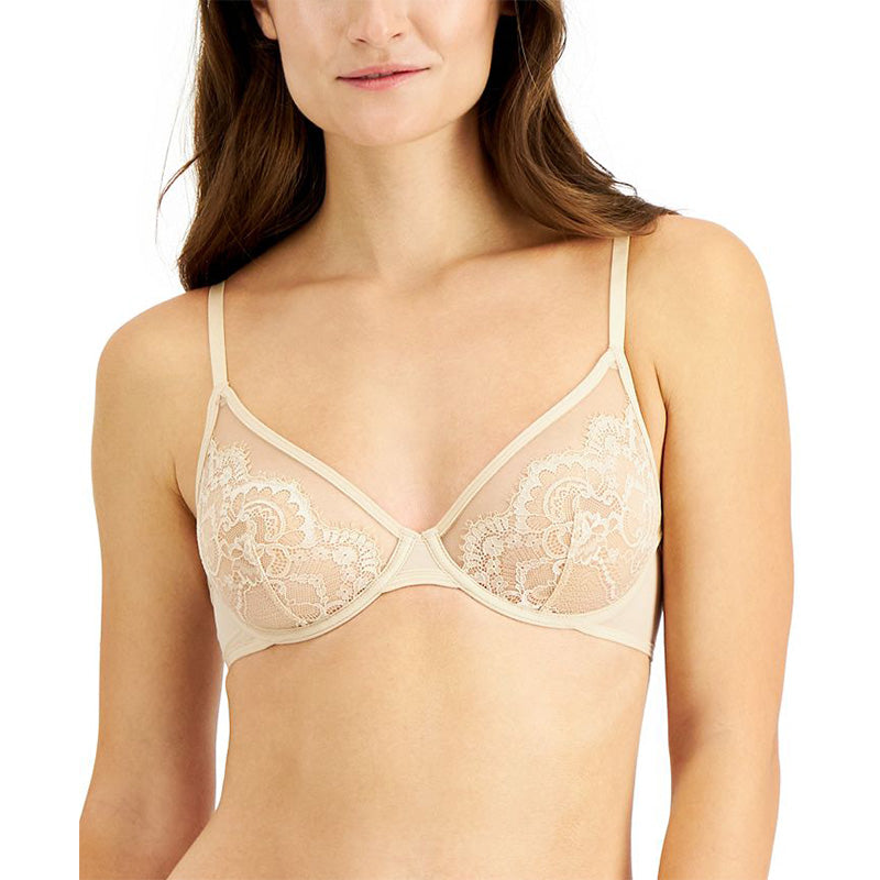 Inc International Concepts Underwire Lace Bra Nude 2XL