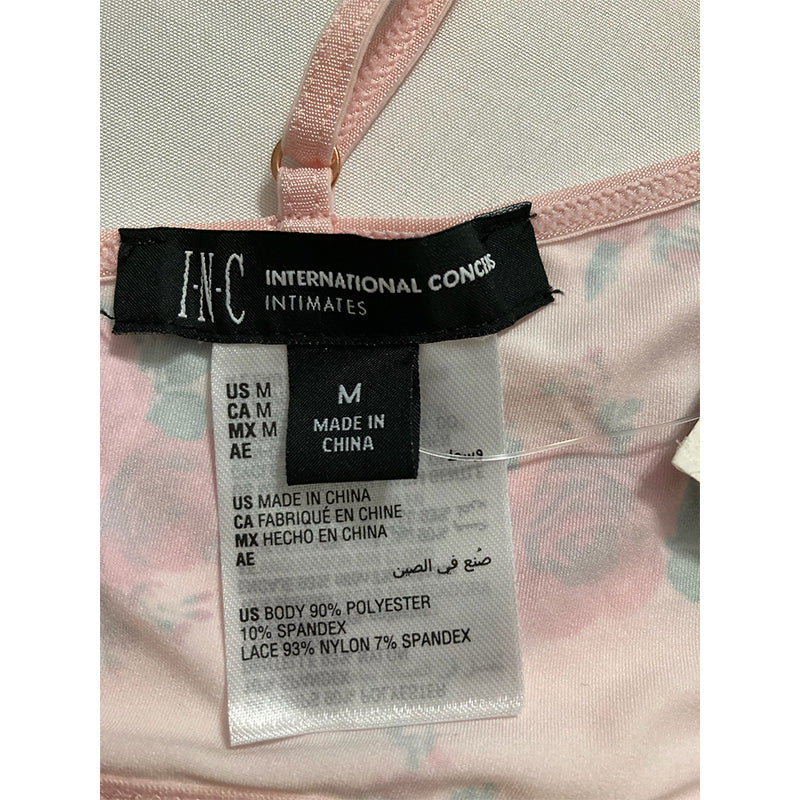 INC Lace-Trim Bralette Pink M