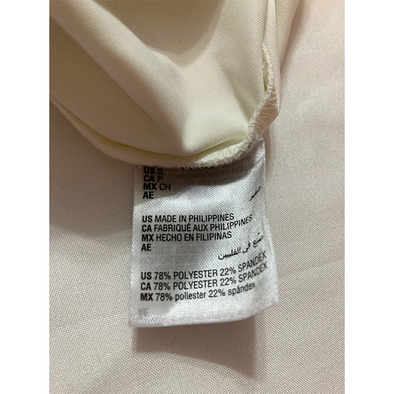 Jenni Style Not Size Long-Sleeve Bodysuit Washed White S