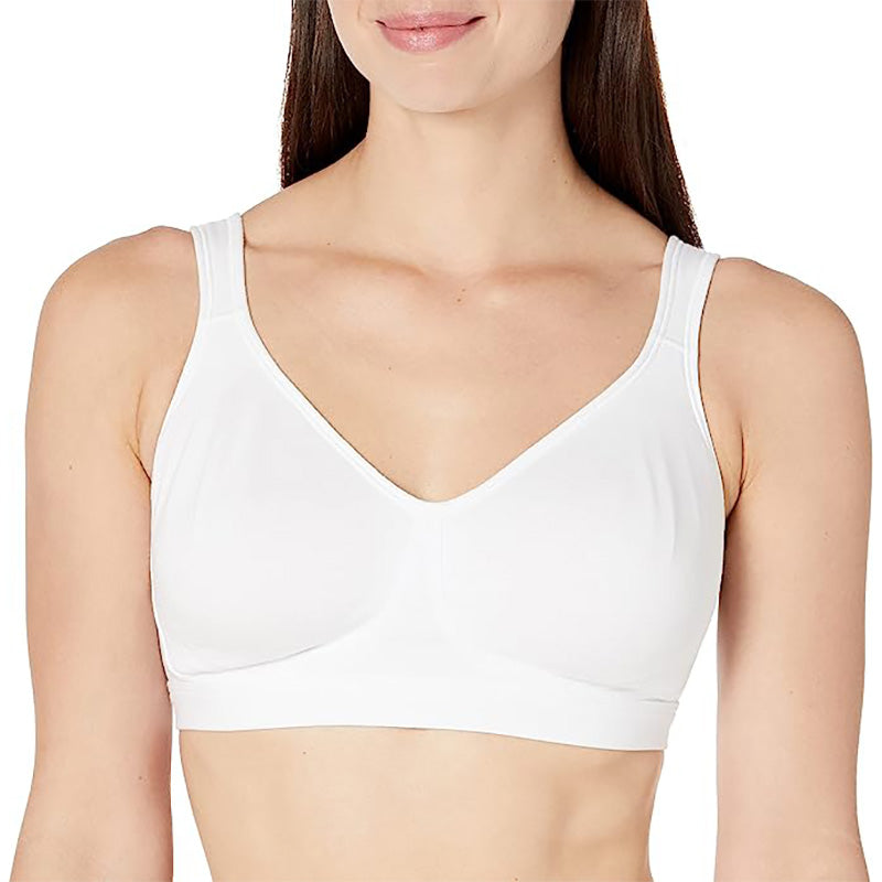 Playtex Ultimate Lift & Support Cotton Stretch Wireless Bra White 38C
