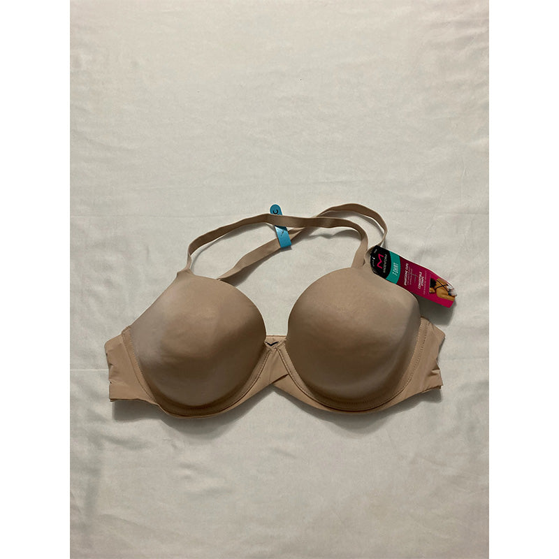 Maidenform Push-Up T-Shirt Lightly Padded Bra with Convertible Straps Paris Nude 36C