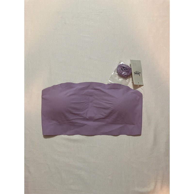 Jenni No-Show Bandeau Bralette Purple M