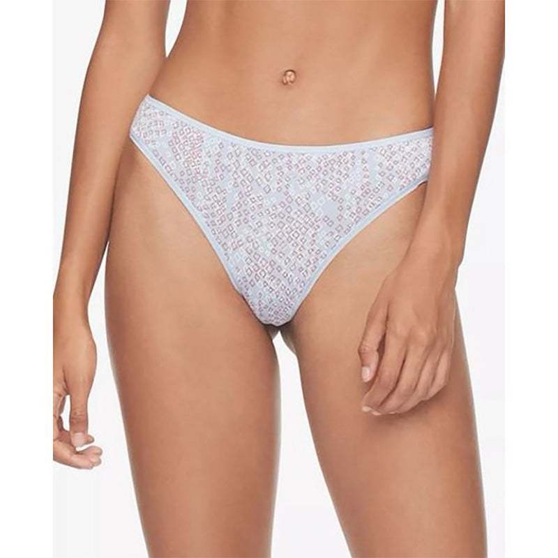 Calvin Klein Cotton Form Thong Purple L