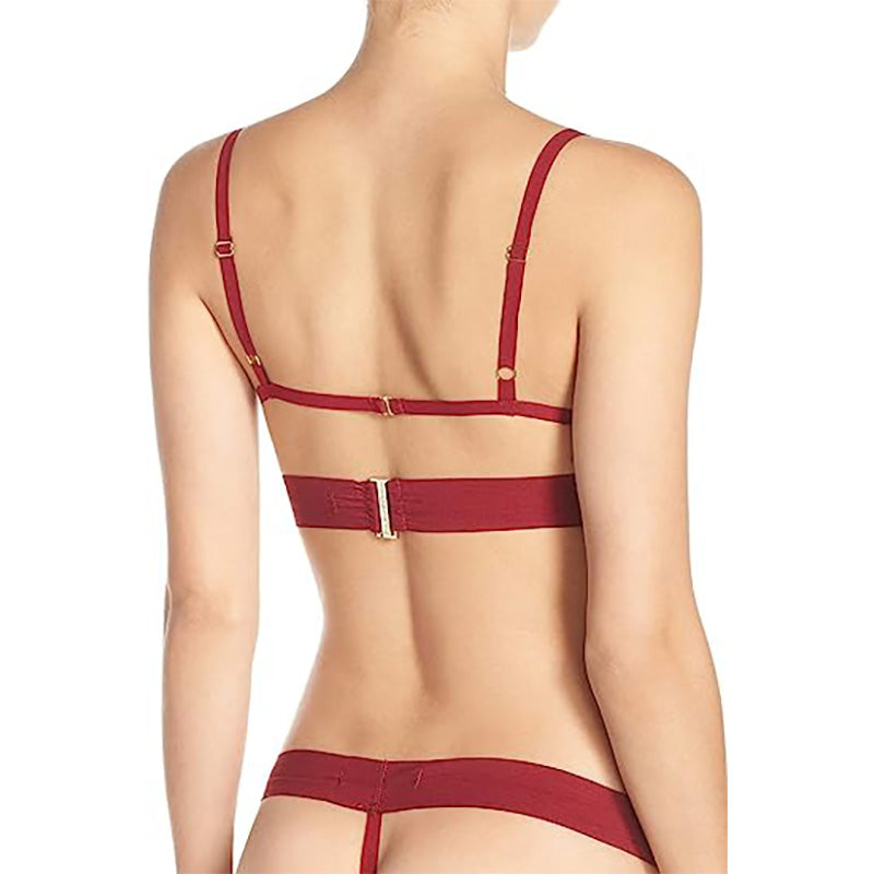 For Love & Lemons Loucette Demi Bra Rose S