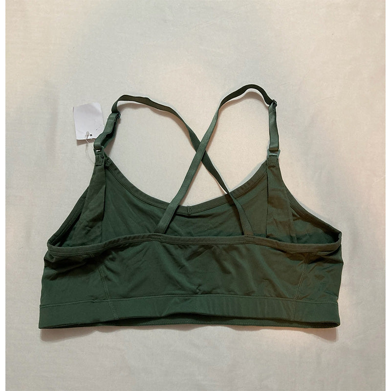 Motherhood Full-Coverage Clip-Down Nursing Green XL