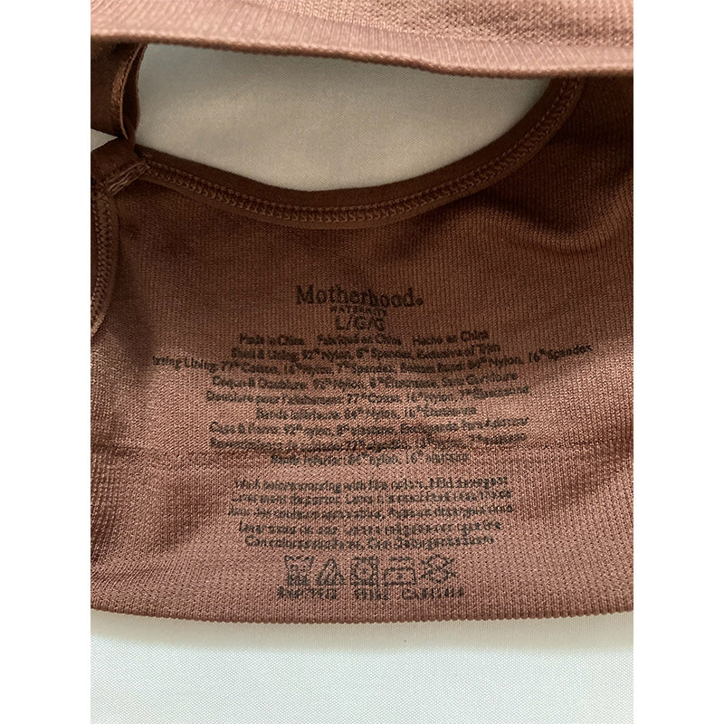 Motherhood Full Busted Seamless Nursing & Maternity Bra Brown L