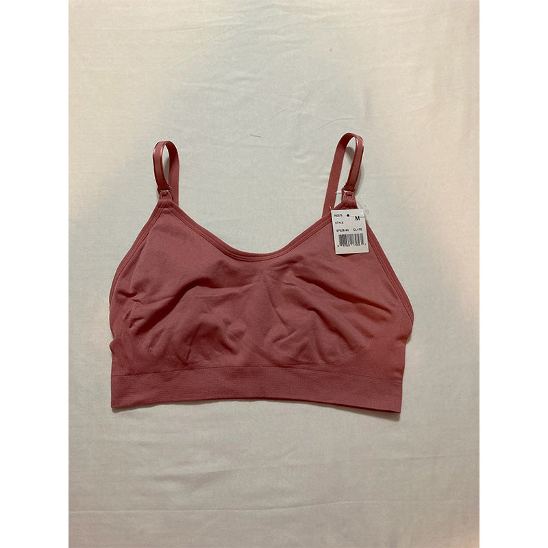 Motherhood Seamless Removable Pads Maternity and Nursing Bra Dusty Rose M