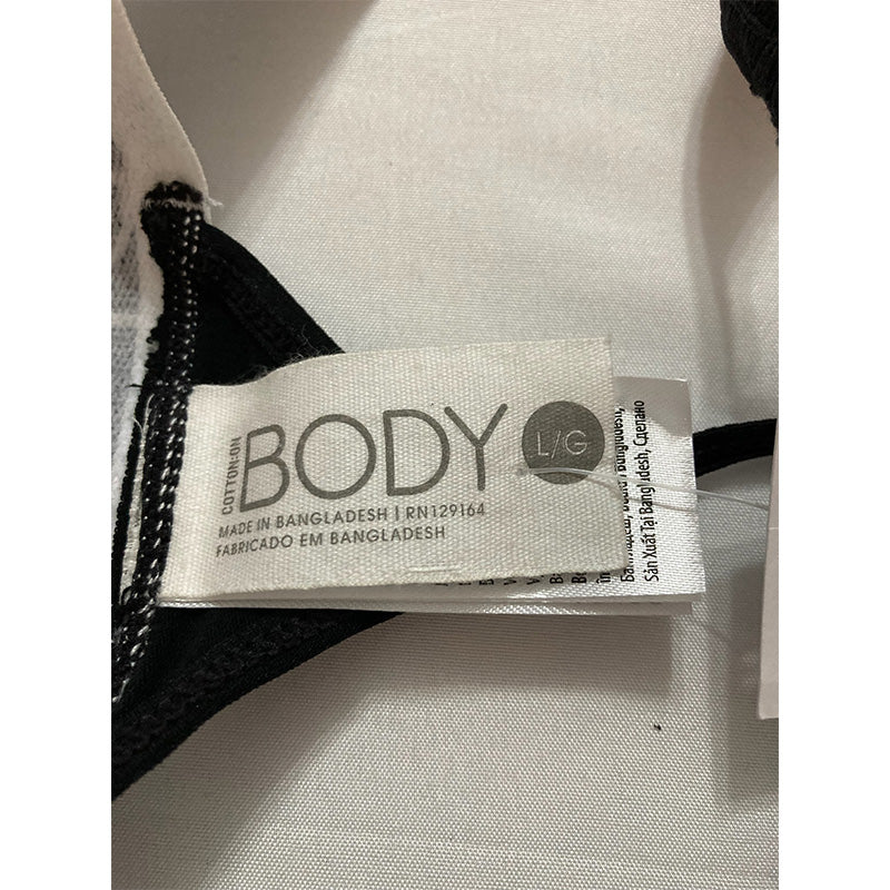 COTTON ON Body Organic Cotton Tanga Black L