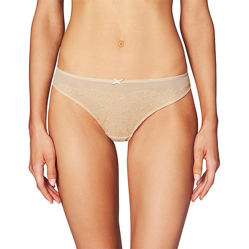 Heidi Klum Heidi French-Cut Lace Thong Beige XL