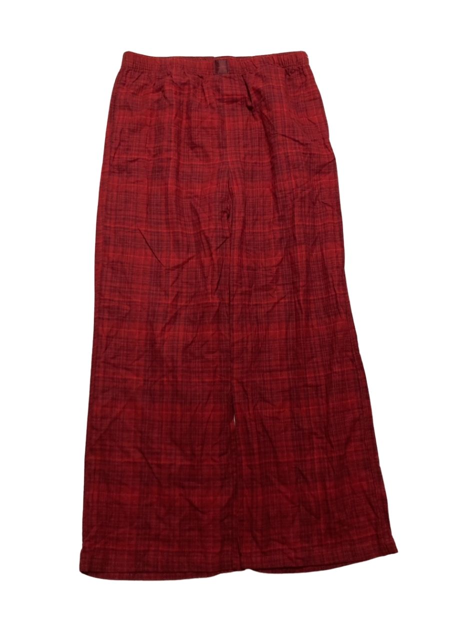 CALVIN KLEIN Printed cotton pajama pants RED L