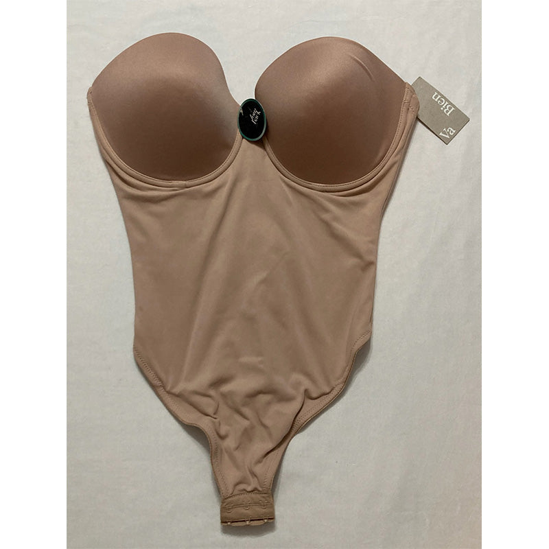 Va Bien NUDE Strapless Low Back Slimming Bodysuit US 34D