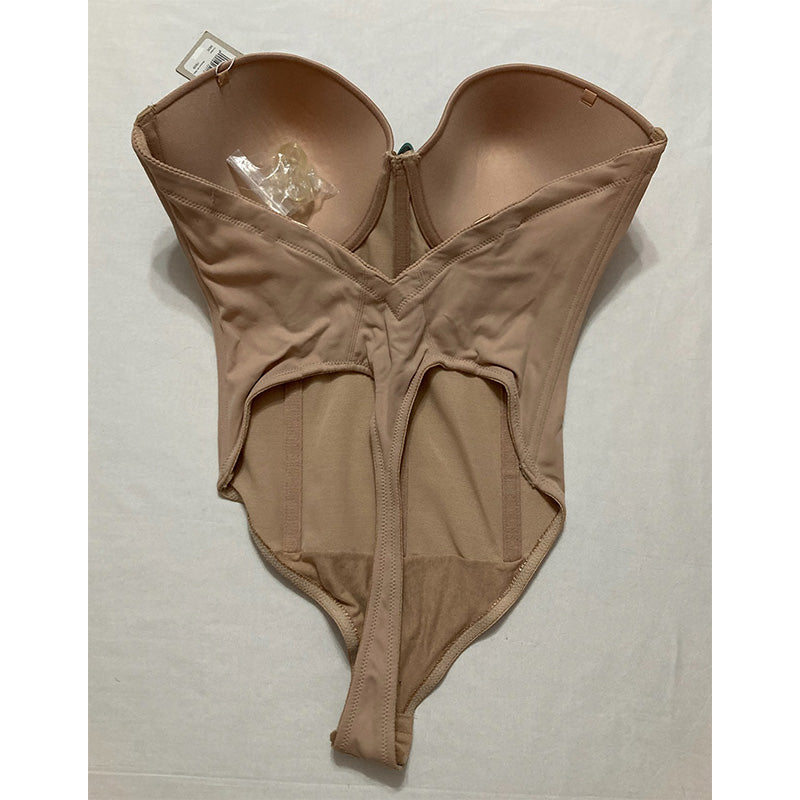 Va Bien NUDE Strapless Low Back Slimming Bodysuit US 34D