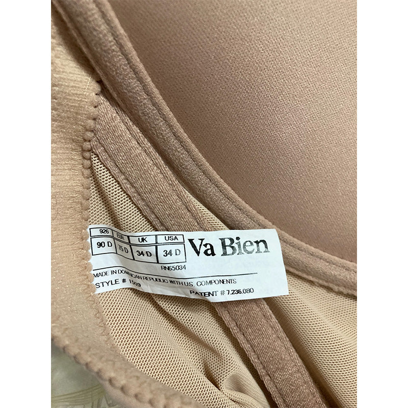 Va Bien NUDE Strapless Low Back Slimming Bodysuit US 34D