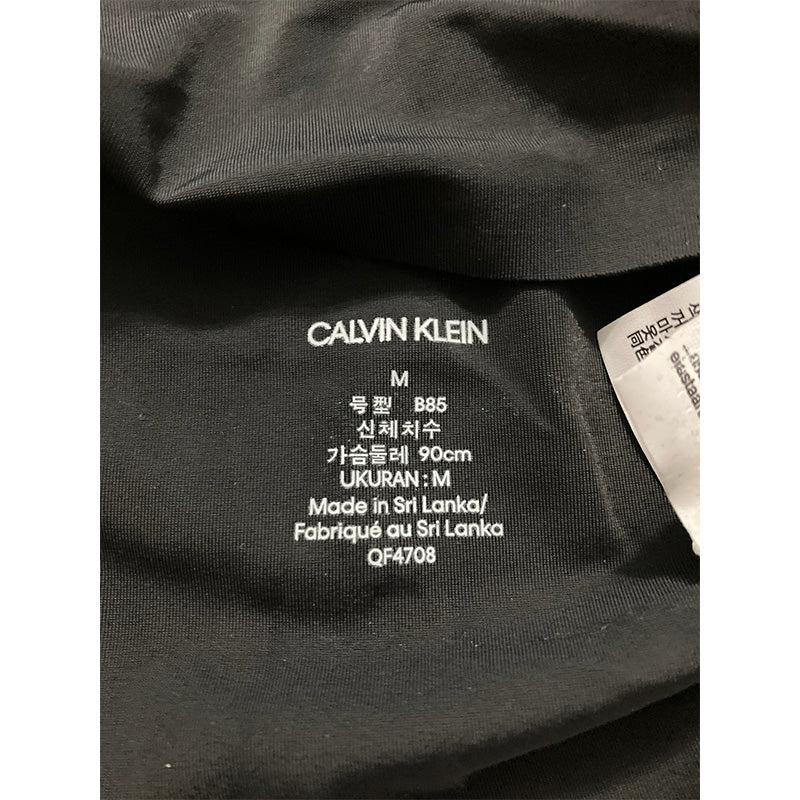 Calvin Klein Invisibles Lightly Lined V Neck Bralette Bra black M