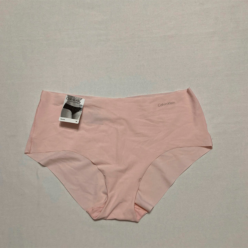 Calvin Klein Women's Invisibles Hipster Multipack Panty nymph's Thigh M