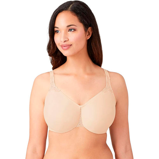 Wacoal Bodysuede Ultra Full Figure Seamless Underwire Bra Sand 40C