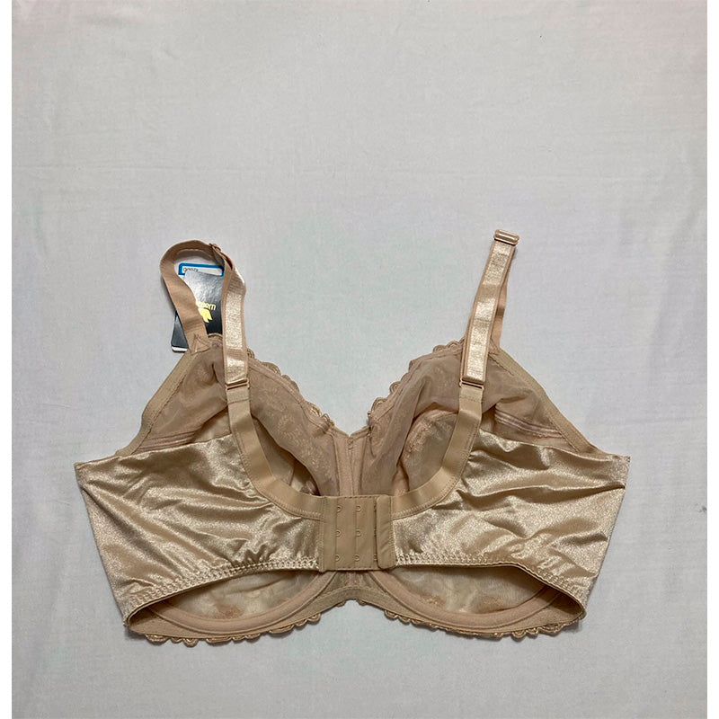 Wacoal Renaissance Rose Embroidered Underwire Bra Buff 42DDD