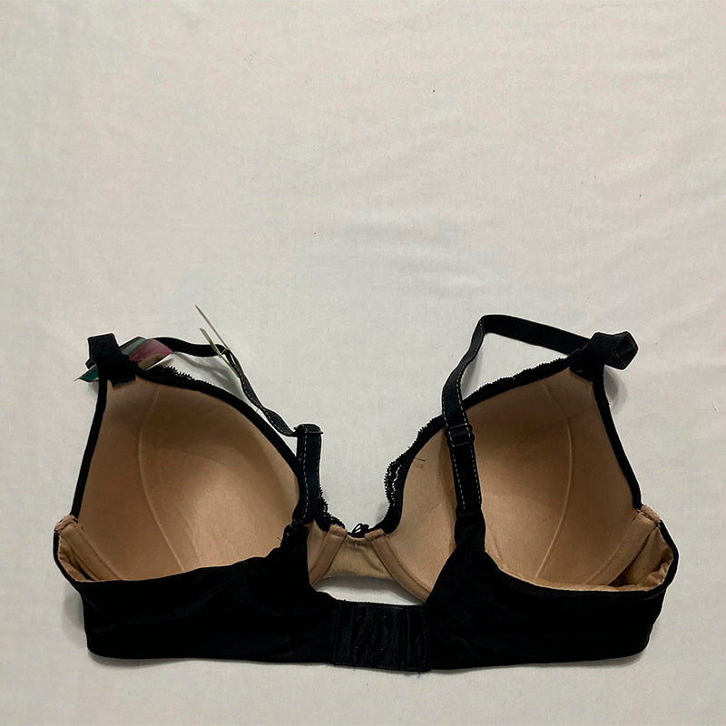 Maidenform Comfort Devotion Embellished Bra Black/Body Beige 36B