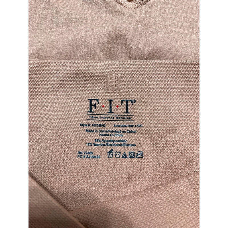 F.I.T Shapewear Firm Control 3 Pack Nude L