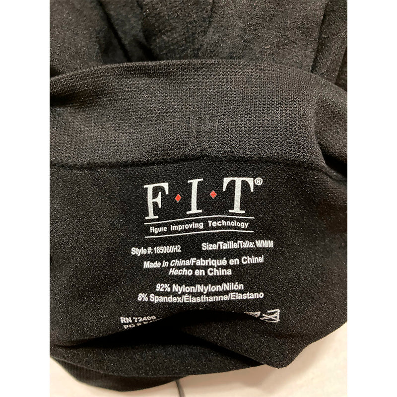 F.I.T Slip Shorts Comfortable Seamless Nude and Black M