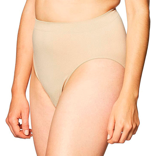 Bali womens Comfort Revolution Seamless Hicut briefs underwear 1 Pack Nude 7