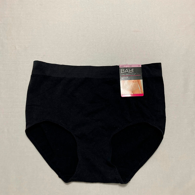 Bali One Smooth U All Over Smoothing Brief Panty Black M