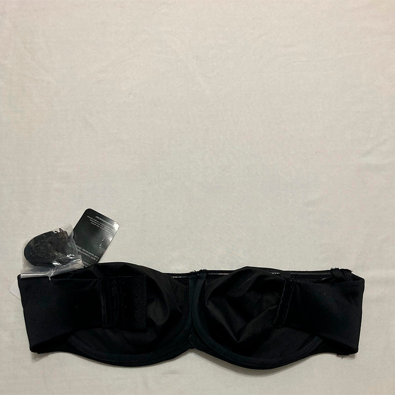 Lilyette Tailored Strapless Minimizer Bra Black 34DD