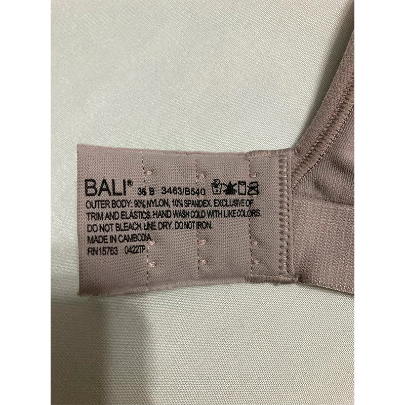 Bali Comfort Revolution Wire Free Bra Warm Steel Swirl 36B
