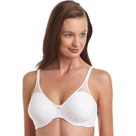 Bali Passion For Comfort Minimizer Underwire Bra Pink Leaf Print 36DD